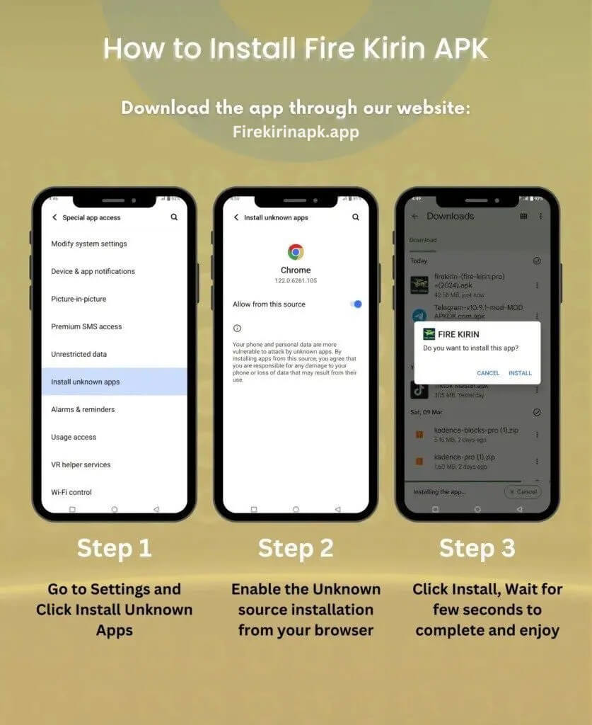 Fire Kirin APK Download v3.4 Latest Version For Android 2024